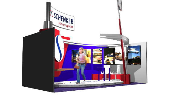 proyecto arquitectura Locales - Stand Schenker 3